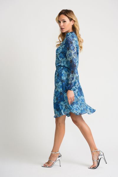 Joseph Ribkoff Blue/Multi Dress Style 202118