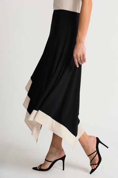 Joseph Ribkoff Black/Champagne Skirt Style 202156