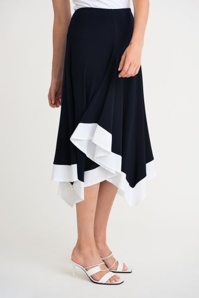 Joseph Ribkoff Midnight/Vanilla Skirt Style 202156