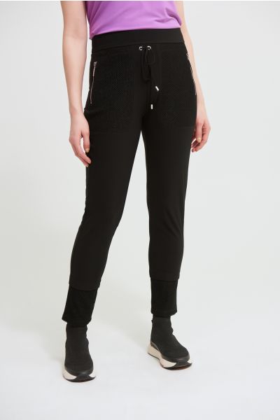 Joseph Ribkoff Black Slim Leg Pants Style 213653