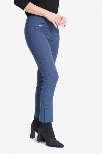 Joseph Ribkoff Mineral Blue Slit Detail Pants Style 214139