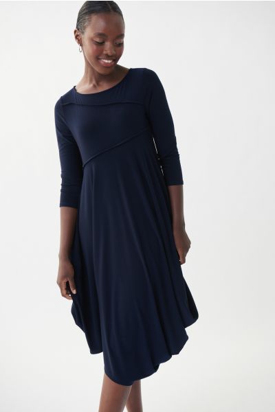 Joseph Ribkoff Midnight Blue Jersey Dress Style 222086-main
