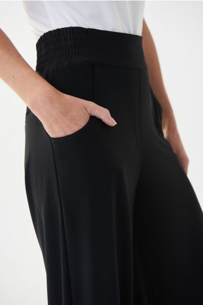Joseph Ribkoff Black Elastic Waist Pant Style 222162