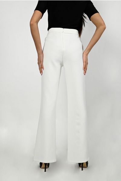 Frank Lyman Off-White Knit Pants Style 223406U