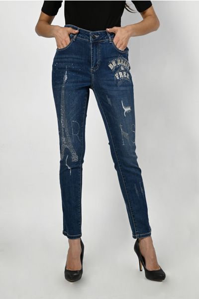 Frank Lyman Blue Denim Jeans Style 223433U