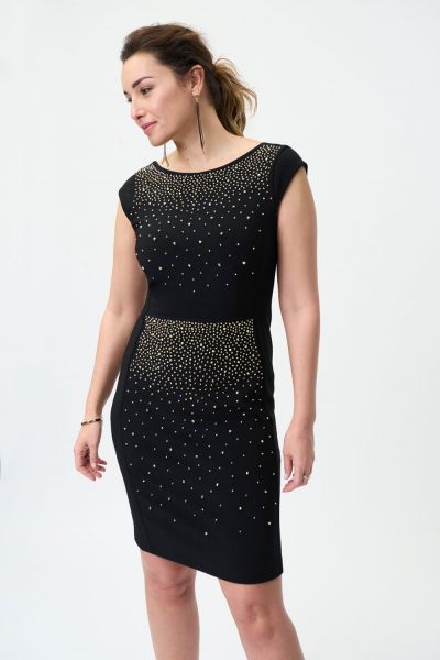 Joseph Ribkoff Black Dress Style 224077