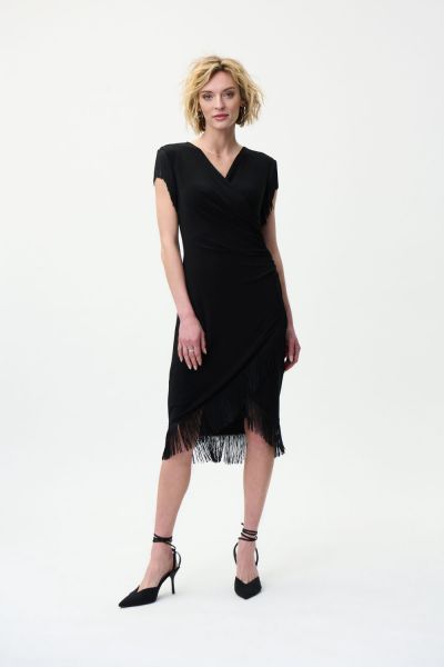 Joseph Ribkoff Black Dress Style 224209