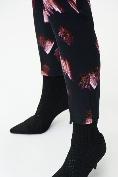 Joseph Ribkoff Black/Multi Pants Style 224294