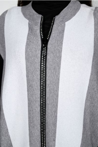 Frank Lyman Black/Grey Poncho Style 224521U
