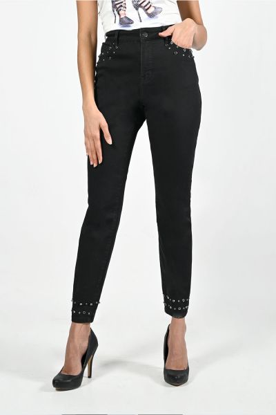 Frank Lyman Black Denim Jeans Pants Style 224564U