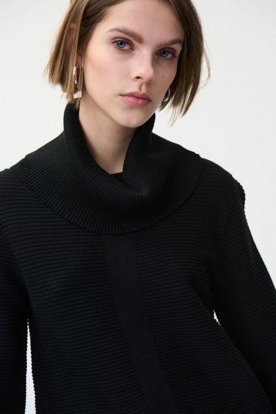 Joseph Ribkoff Black Knit Tunic Style 224927