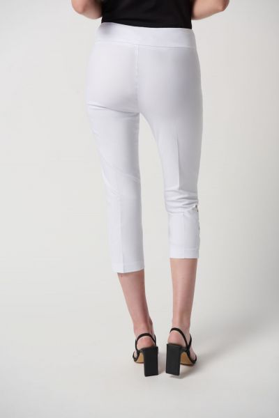 Joseph Ribkoff White Capri Pants Style 231026