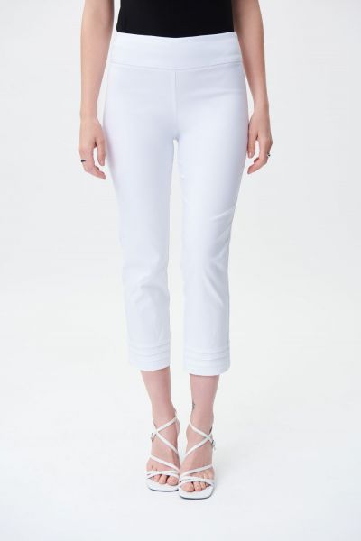 Joseph Ribkoff White Capri Pants Style 231029