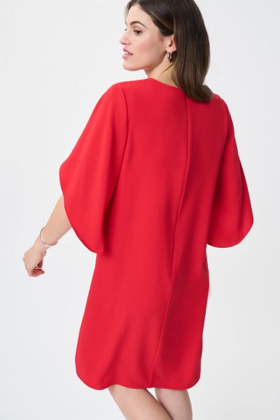 Joseph Ribkoff Magma Red Dress Style 231203