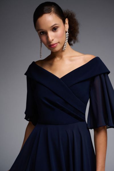 Joseph Ribkoff Midnight Blue Dress Style 231723