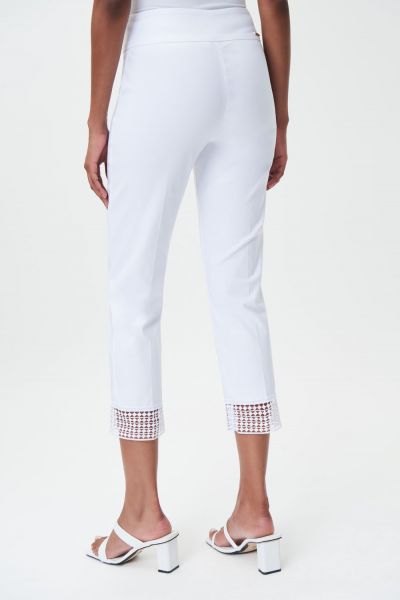 Joseph Ribkoff White Capri Pants Style 232249