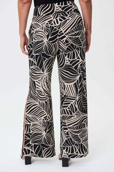 Joseph Ribkoff Black/Multi Pants Style 232253
