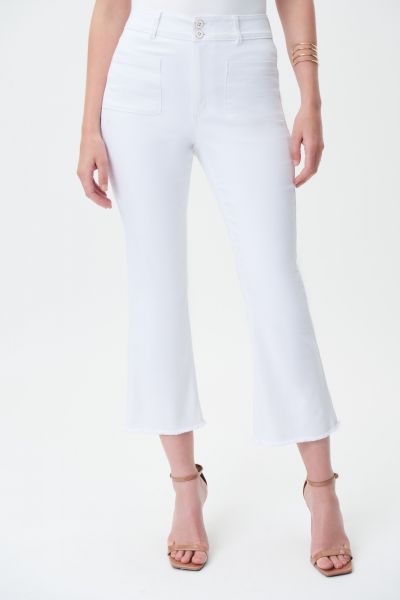 Joseph Ribkoff White Denim Pants Style 232936
