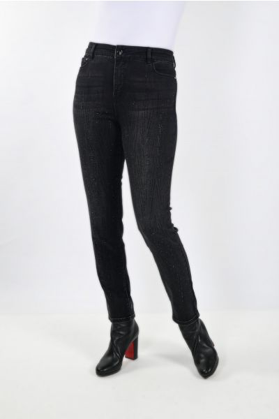 Frank Lyman Black Jean Pants Style 233872U