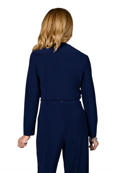 Frank Lyman Midnight Blue Knit Jacket Style 236055