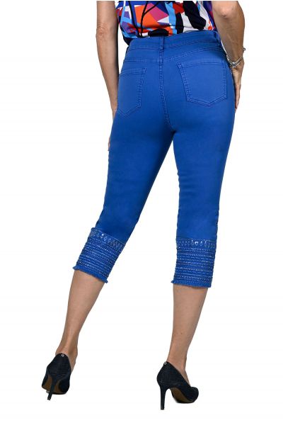 Frank Lyman Royal Blue Jean Pants Style 236671U