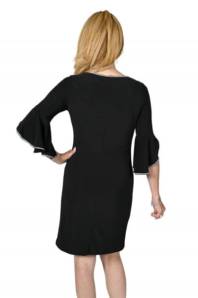 Frank Lyman Black Knit Dress Style 238205