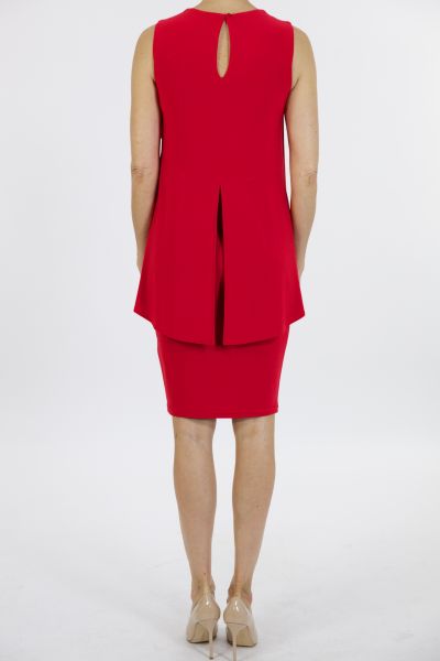 Joseph Ribkoff Red Dress Style 163011 