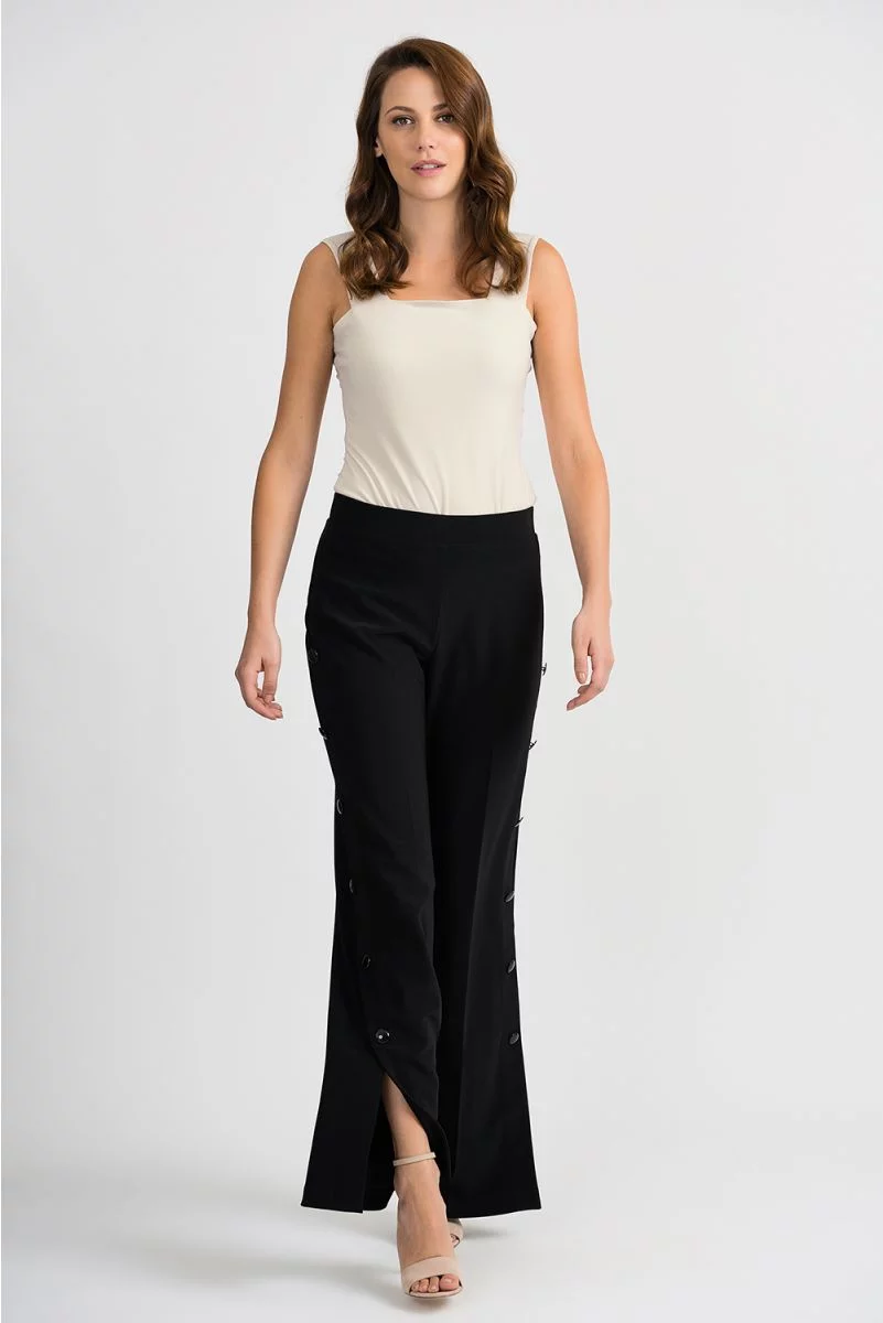 Joseph Ribkoff Black Flared Legging Style 213086