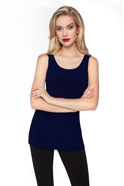 Frank Lyman Dark Navy Knit Top Style 010