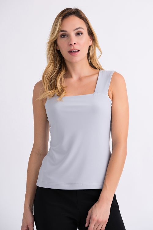 Joseph Ribkoff Grey Frost Classic Square Neck Cami Style 143132