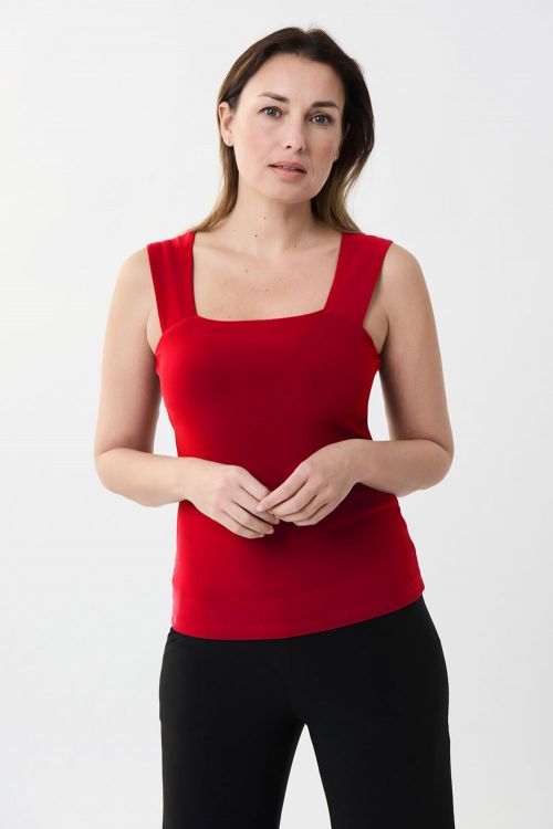 Joseph Ribkoff Lipstick Red Top Style 143132