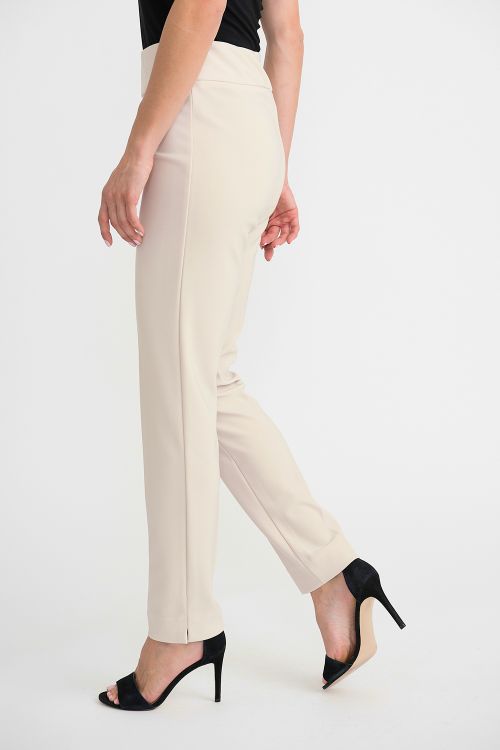 Joseph Ribkoff Champagne Straight Pull-On Pant Style 144092