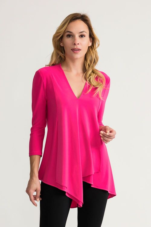 Joseph Ribkoff Dazzle Pink Top Style 161066