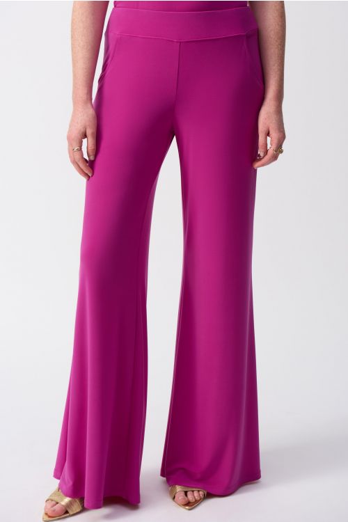 Joseph Ribkoff Purple Orchid Classic Palazzo Pant Style 161096.