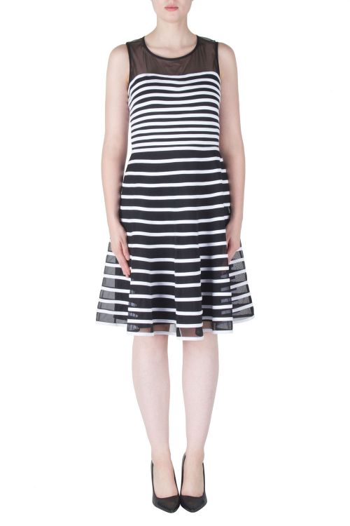 Joseph Ribkoff Black/White Dress Style 171160