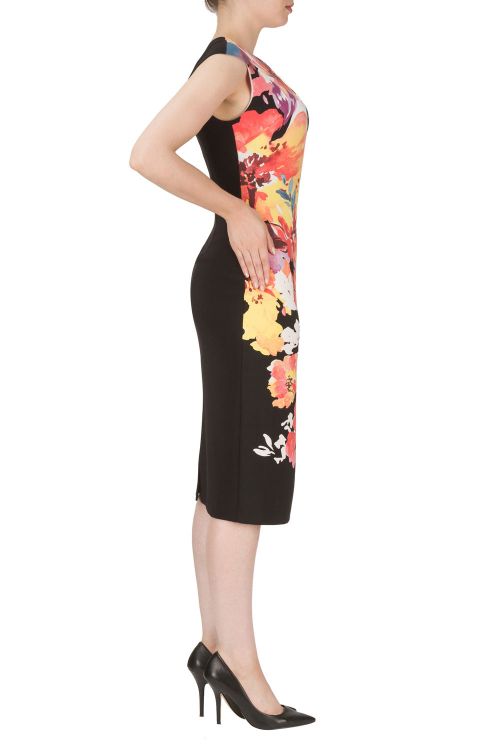 Joseph Ribkoff Black/Multi Dress Style 171644