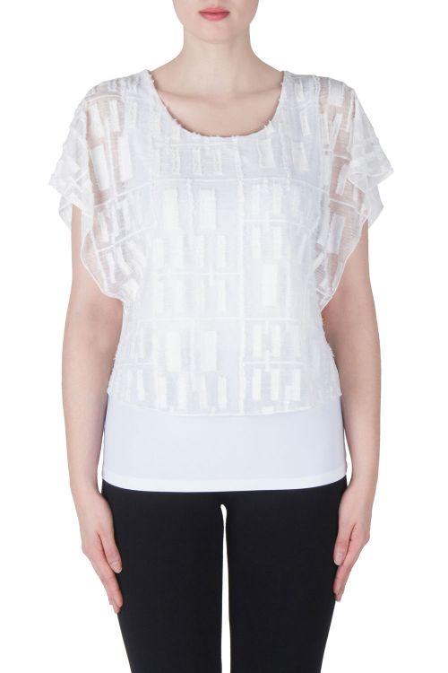 Joseph Ribkoff Vanilla/Off-White Top Style 171728