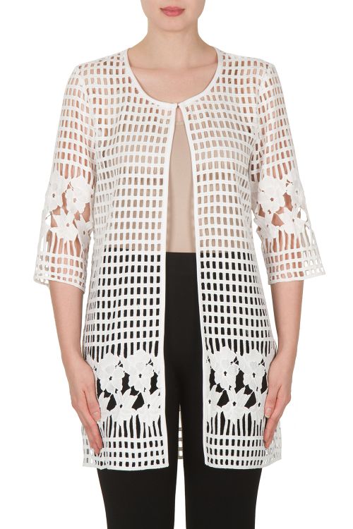 Joseph Ribkoff White Cover Up Style 172508