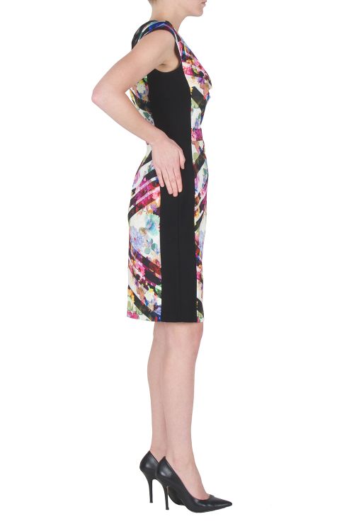 Joseph Ribkoff Multi/Black Dress Style 172740