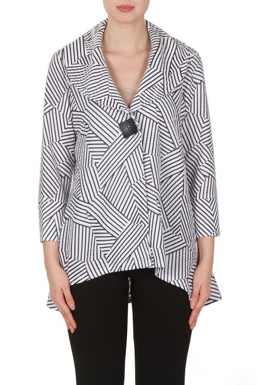 Joseph Ribkoff Black/White Jacket Style 172828