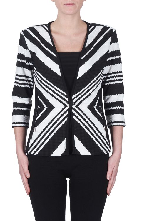 Joseph Ribkoff Black/White Jacket Style 172852