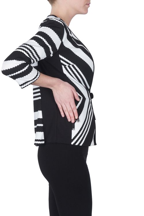 Joseph Ribkoff Black/White Jacket Style 172852