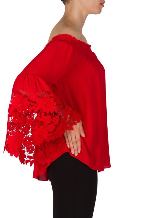 Joseph Ribkoff Red Top Style 173286