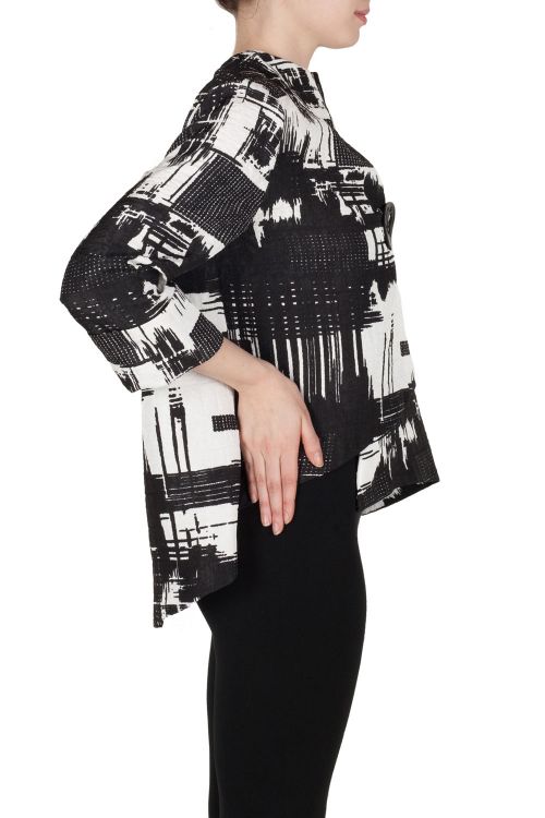 Joseph Ribkoff Jacket Black/White Style 173820