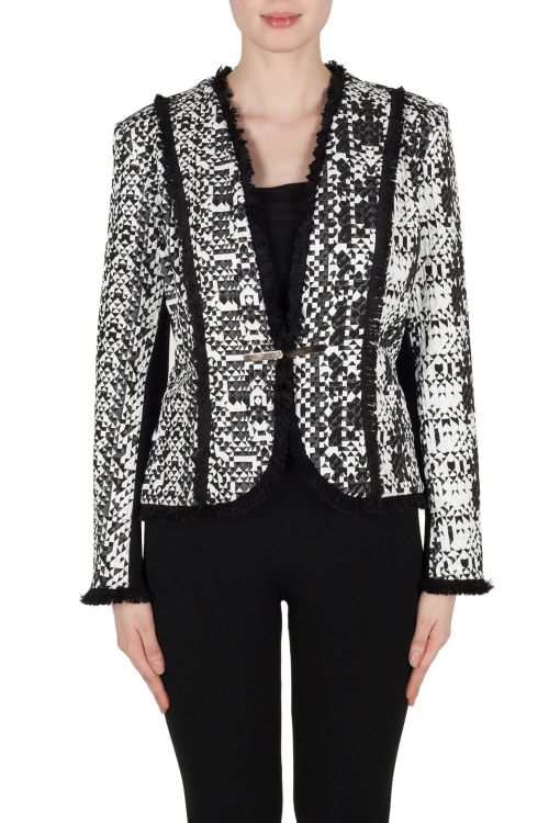 Joseph Ribkoff Black/White Jacket Style 173887