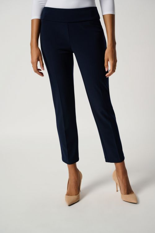 Joseph Ribkoff Midnight Blue Classic Cropped Pants Style 181089