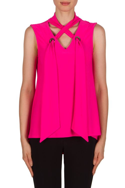 Joseph Ribkoff Neon Pink Top Style 181118