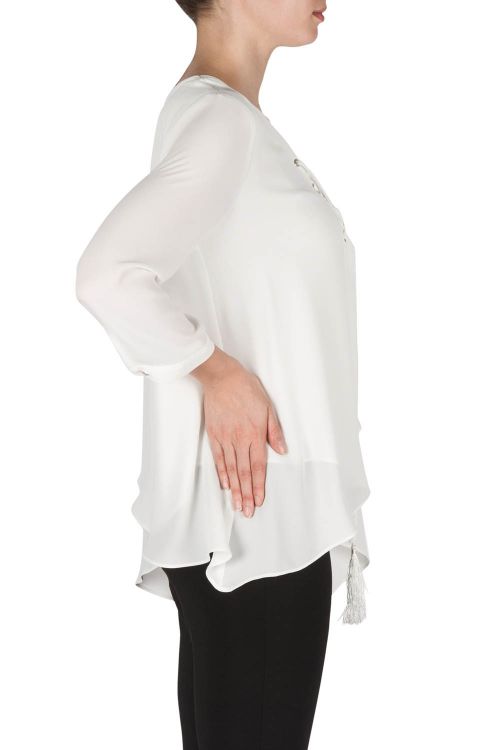 Joseph Ribkoff Off-White Blouse Style 181282