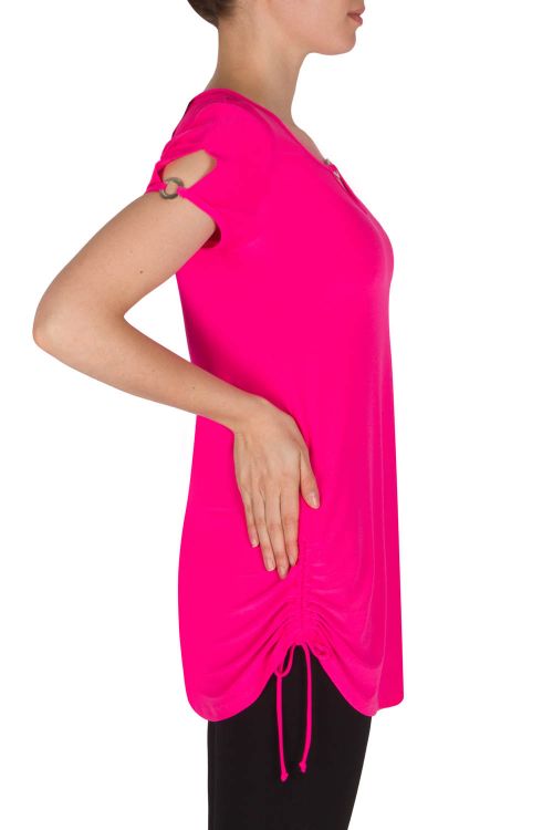 Joseph Ribkoff Neon Pink Tunic Style 182200 