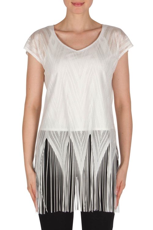 Joseph Ribkoff Off-White Top Style 182500